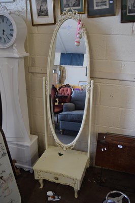 Lot 803 - An oval mirror