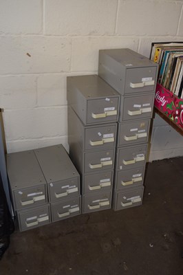 Lot 817 - A quantity of metal filing drawers