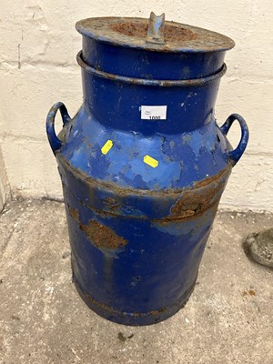 Lot 1000 - Metal milk churn