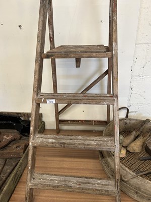 Lot 1019 - Wooden step ladders