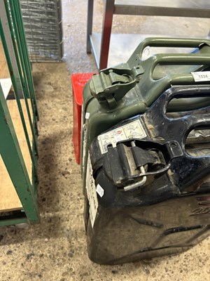 Lot 1034 - Two 20 litre jerry cans together with one other