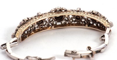 Lot 328 - An adapted Victorian diamond bracelet,...