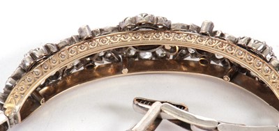 Lot 328 - An adapted Victorian diamond bracelet,...