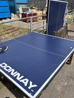 Lot 1104 - A Donnay table tennis table