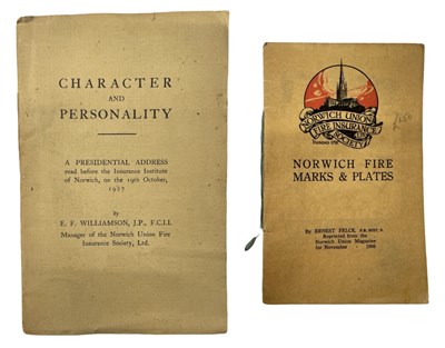 Lot 471 - NORWICH UNION FIRE INSURANCE SOCIETY: A pair...