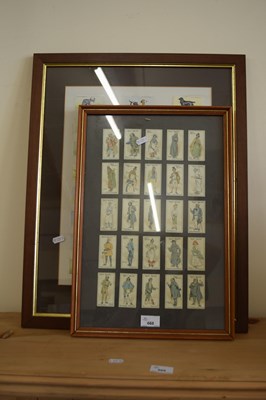 Lot 668 - A framed Players Cigarettes Charles Dickens...