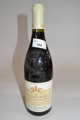 Lot 104 - 2004 Chateauneuf du Pape, Mousset Clos Saint...