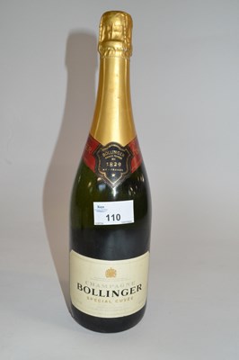 Lot 110 - Bollinger Champagne, one bottle