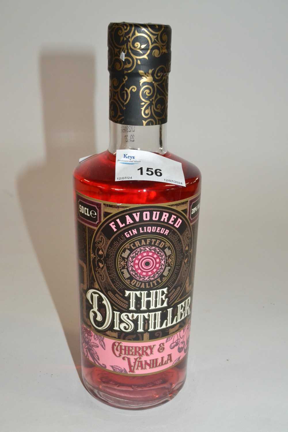 Lot 156 - The Distiller Cherry & Vanilla Gin Liqueur,...