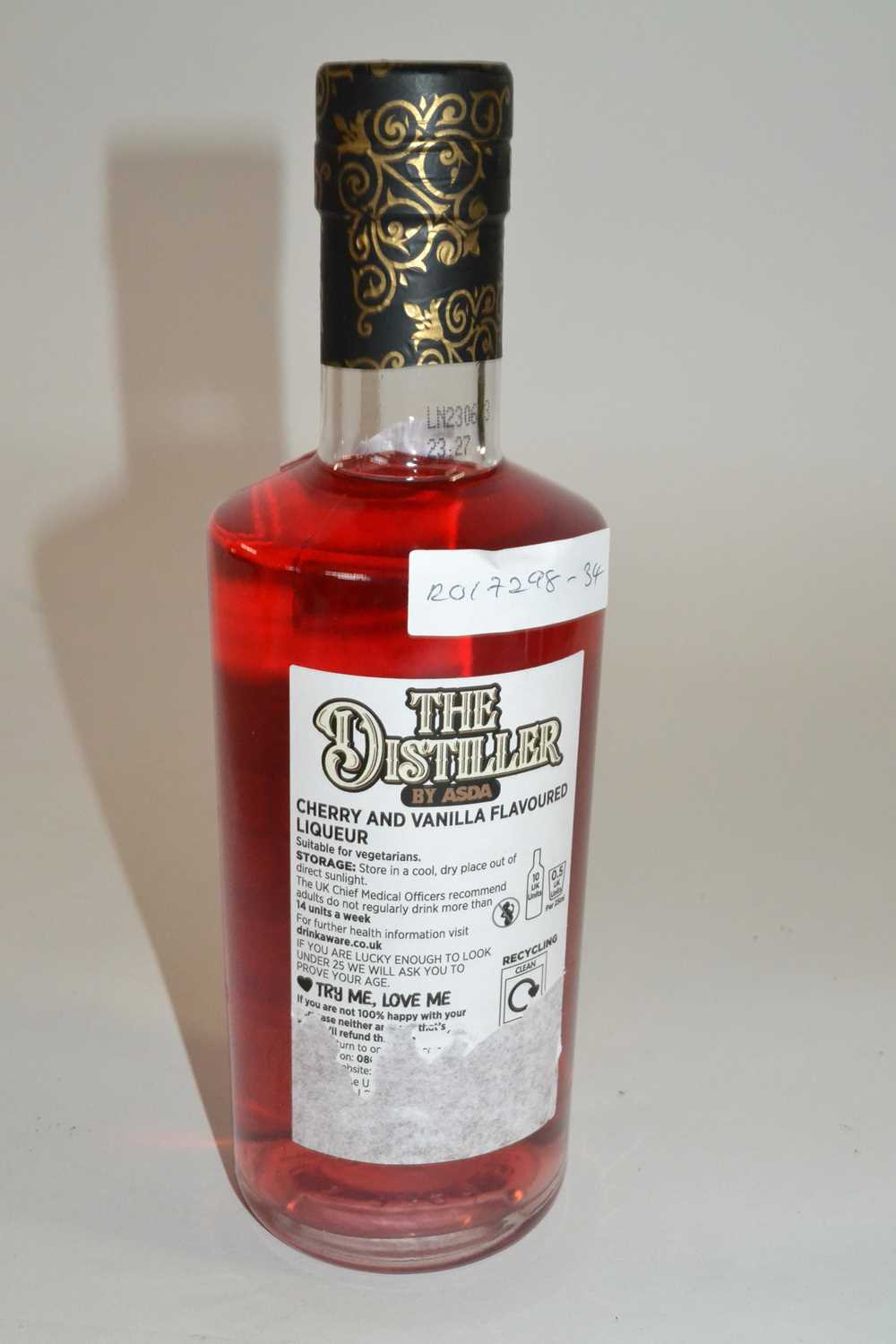 Lot 156 - The Distiller Cherry & Vanilla Gin Liqueur,