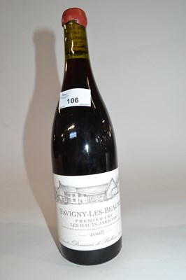 Lot 106 - 2008 Savigny Les Beaune Les Hauts Jarrons, Dom...