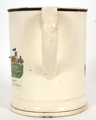 Lot 42 - An early 19th Century cream ware frog mug...
