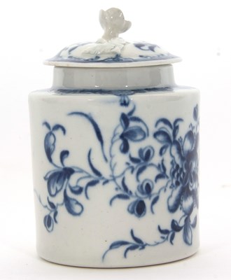 Lot 55 - An 18th Century Worcester mustard pot and...