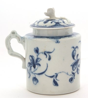 Lot 55 - An 18th Century Worcester mustard pot and...