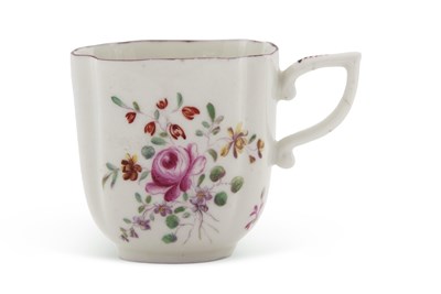 Lot 69 - A Derby porcelain cup circa 1765 painted with...