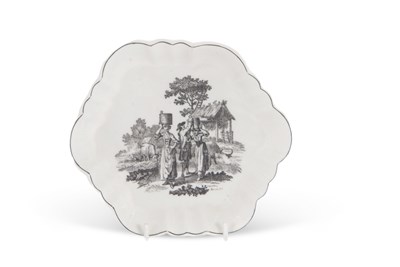 Lot 77 - An 18th Century Worcester porcelain teapot...