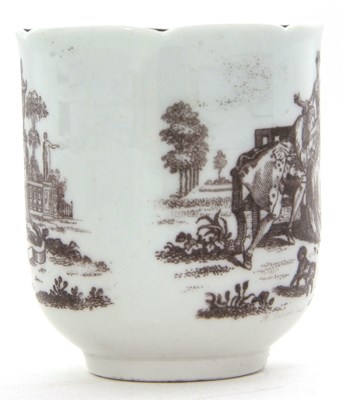 Lot 78 - An 18th Century Worcester porcelain teacup and...