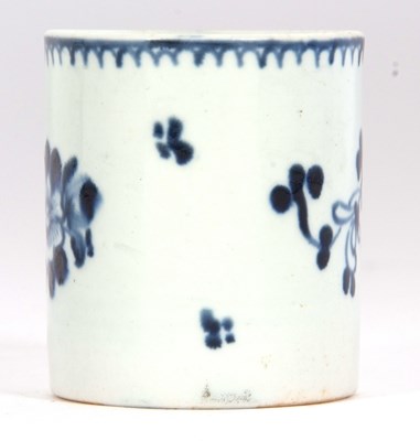 Lot 84 - A Liverpool porcelain coffee can probably...
