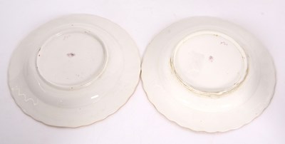 Lot 85 - Two late 18th Century Derby porcelain plates...