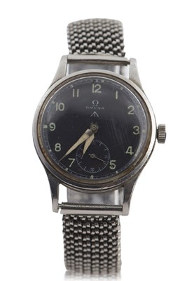 Lot 371 - A military Omega Dirty Dozen gents wristwatch,...