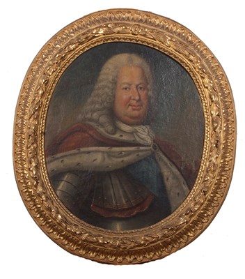 Lot 547 - Circle of Jean Baptiste van Loo: Portrait of...