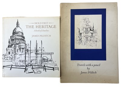 Lot 501 - JAMES PILDITCH: 2 Inscribed titles: HOLD FAST -...
