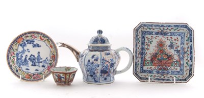 Lot 121 - Four pieces of 18th Century Chinese export...