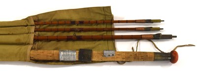 Lot 12 - VINTAGE HARDY SPLIT BAMBOO FLY ROD, 'The ‘Wye”...