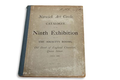 Lot 690 - Norwich Art Circle. Catalogue of the Ninth...