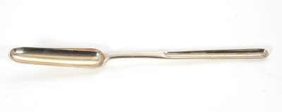 Lot 8 - A George III silver double ended marrow scoop,...