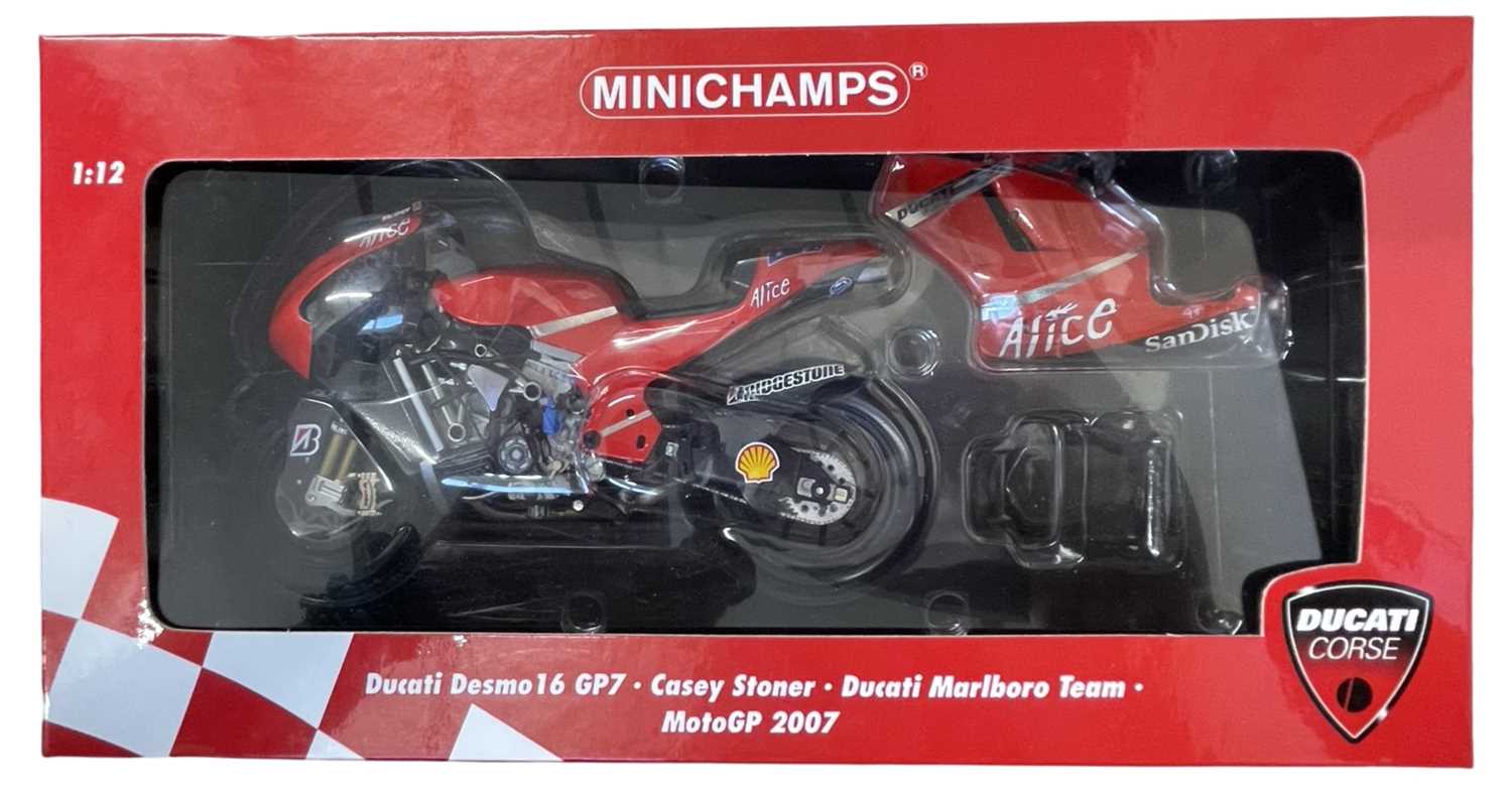 Lot 198 - A boxed Minichamps 1:12 scale model Ducati...