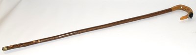 Lot 30 - Shepherds crook / walking stick / stalking...