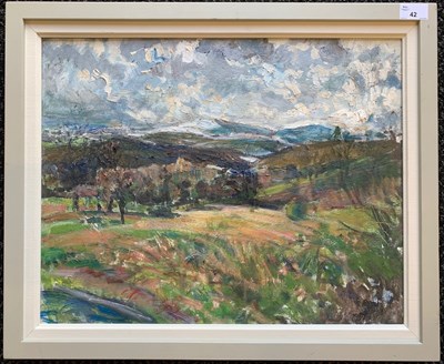 Lot 42 - Alan Witney (1914-1996), Highland landscape,...