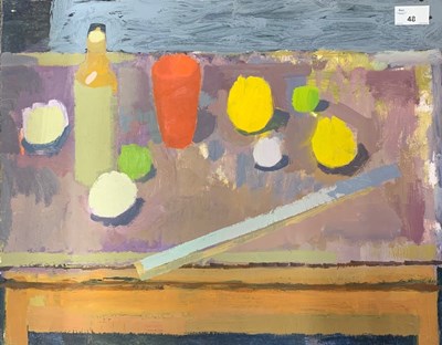 Lot 48 - Derek Inwood (1925-2012), A still life, oil on...