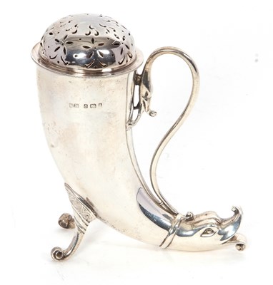Lot 48 - An Edwardian silver sifter in the form of a...