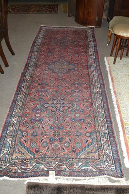 Lot 388 - Mid 20th Century Iranian wool runner carpet...