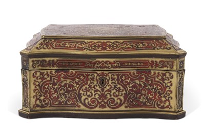 Lot 515 - 19th Century French red Boulle table box by...