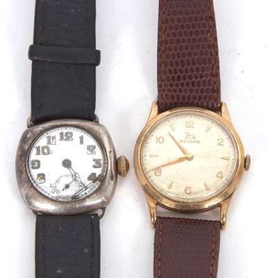 Lot 434 - Two vintage wristwatches, one 9ct gold cased...