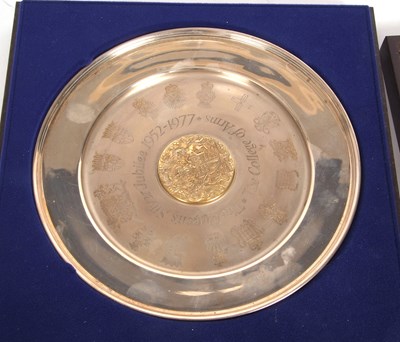 Lot 62 - A large silver "The College of Arms Queens...