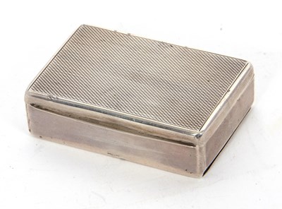 Lot 80 - An Art Deco vester box of rectangular form,...