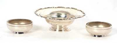 Lot 94 - Mixed Lot: A hallmarked silver shallow...