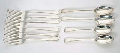 Lot 121 - Group of four early 20th Centuy table forks,...