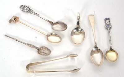 Lot 147 - Mixed Lot: A hallmarked silver teaspoon having...