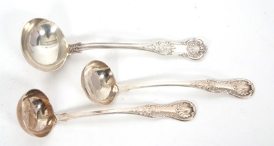 Lot 162 - Pair of Scottish Kings pattern long handled...