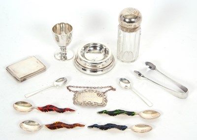 Lot 167 - Mixed Lot: A hallmarked silver egg cup,...