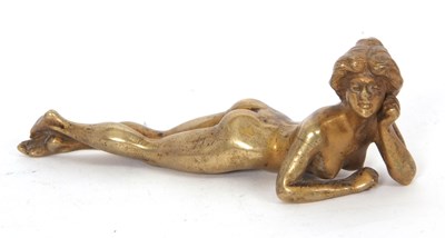 Lot 208 - A late 19th Century gilt metal figure of a...