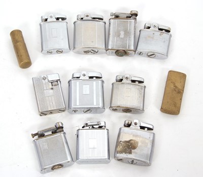 Lot 221 - A group of 10 various retro lighters, five...