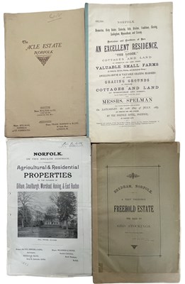 Lot 568 - ONE PACKET: Sales particulars for various...