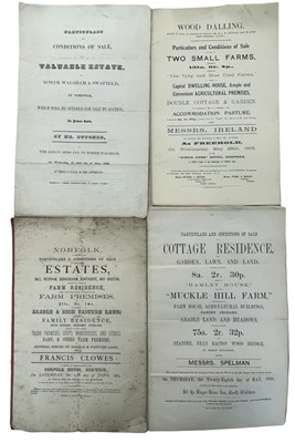 Lot 579 - ONE PACKET: Sales particulars for various...
