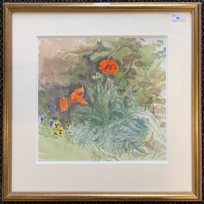 Lot 66 - Phyllis Ginger R.W.S. (1907-2005), 'Poppies...